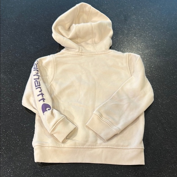 Carhartt Kids 2/3T Orange T-Shirt and Cream Hoodie Set - Picture 7 of 11